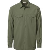 Vaude Men's Rosemoor LS Shirt II, wandelskjorte, heren, groen