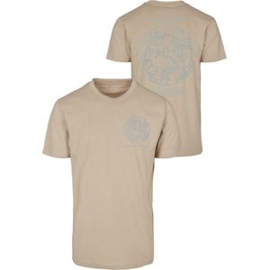 Mister Tee - Hemisphere Heren T-shirt - XS - Beige