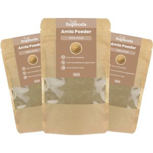 Amla Poeder 100% Puur - 500gram - Gebruik Amla Poeder bij Smoothies, Kruidenthee en Gerechten - Amla is tevens Geschikt als Natuurlijke Gezichtsmasker en Gezichtsscrub