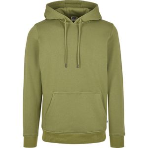 Heren - Mannen - Mode - Modern - Menswear - Mannenmode - Dikke kwaliteit - 100% Katoen - Organic - Basic - Hoody - Hoodie light olive