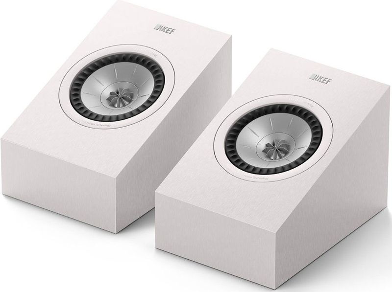 KEF Q8 Meta - Dolby Atmos HiFi-wandluidsprekers - Satin White - 2-weg gesloten behuizing - 13 cm Uni-Q-driver met MAT