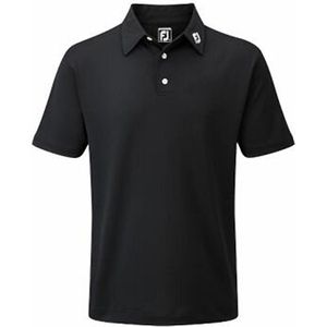 Footjoy Stretch Pique Polo Shirt Zwart 3XL