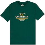 Quiksilver - Ev Type Line - T-shirt - Groen - Korte Mouwen - Jongens 14 Years