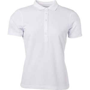 James and Nicholson Vrouwen/dames Actieve Polo (Wit)