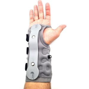 Brace, Polsbrace, rust brace, carpaal tunnel, carpal tunnel, pols brace, Grijze Brace ondersteuning, hulpmiddel voor RSI / carpaal tunnel linker kant brace maat L, pols brace, pols steun, pols beugel, pols spalk.