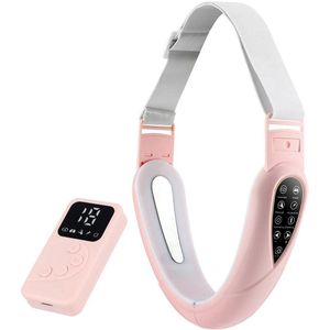 RM Store® - Gezichtsverlies Apparaat - Elektrische Face Shaper - Face Lifting - LED-Licht - Gezichtscontouren - Roze