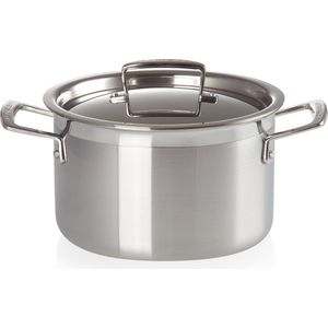 Le Creuset RVS Kookpan 20cm 4l