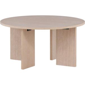 Elisabetta ronde salontafel - ø80 cm - whitewash