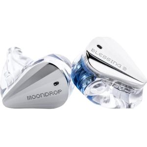 Moondrop - Blessing 3 - In-Ear Monitor - Zilver - 2DD+4BA Hybride Drivers
