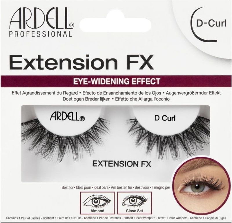 Ardell - Extension Fx - Valse Wimpers - D-Krul - Synthetisch - Herbruikbaar