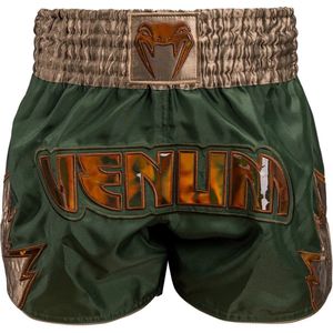 Venum Inferno Muay Thai Kickboks Shorts Khaki Brons - XL