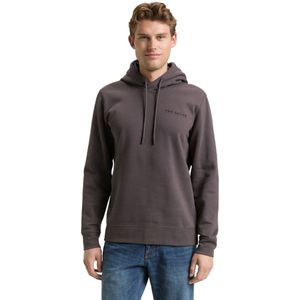 Tom Tailor Heren Sweatshirt BASIC HOODIE regular fit Blauw XL Volwassenen