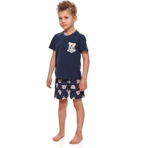 Doctor Nap Katoenen Pyama Jongens & Meisjes | Korte Mouw Korte Broek | Pyjama Jongens Meisjes | Shortama Jongens Meisjes | Bear Cosmos PDU.4268 122/128