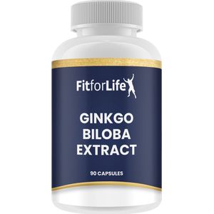Fit for Life Ginkgo Biloba extract - Geschikt voor vegetariërs en veganisten - 90 capsules