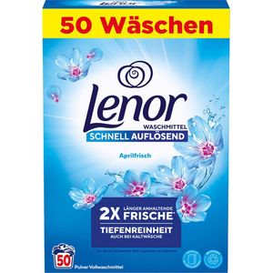 Lenor Aprilfrisch De Lente Universeel Waspoeder XL 50 wasbeurten - 3kg