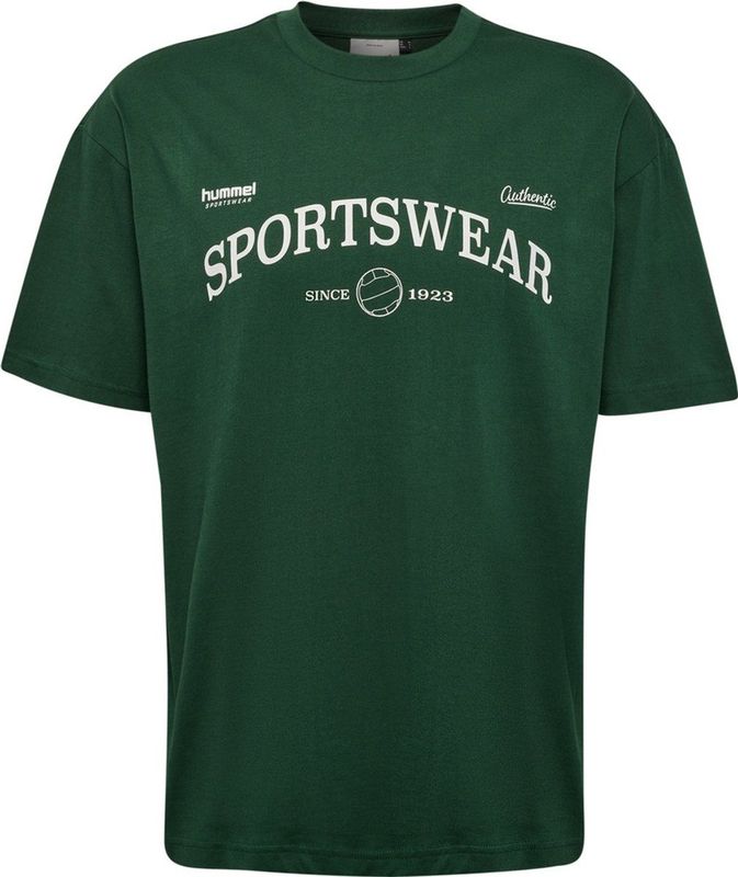 Hummel Loose T-Shirt Club Sportswear 229841 Dark Green-XXL