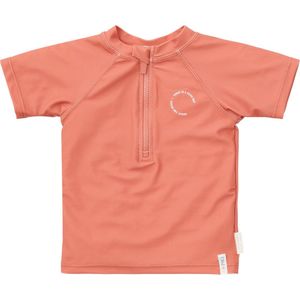 Little Dutch Coral - Zwem t-shirt - Gerecycled polyester - Oranje - Maat 74/80
