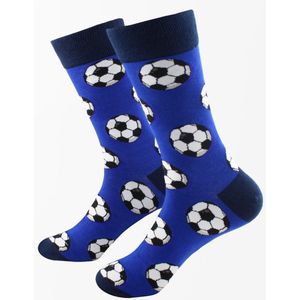 Voetbalsokken - Leuke sokken met voetbalprint - Mandarina Socks - One size