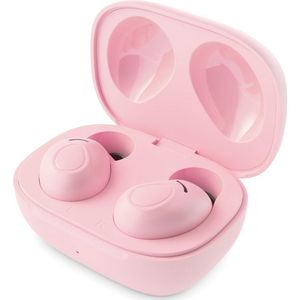 LEDWOOD LD-S12-TWS-PIN - MAGELLAN TWS earphones met superbass, roze