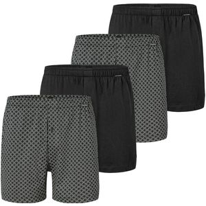 Schiesser Heren boxershort 4 pack Singel-Jersey
