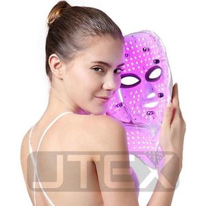 JTEX - Professioneel LED Masker - Gezichtsmasker - Lichttherapie - 7 Soorten Behandelingen - Anti Rimpel - Anti Acne Huidverzorging