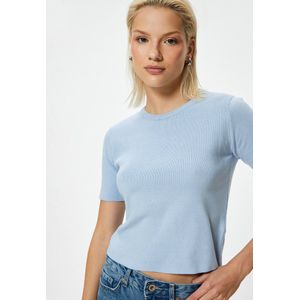 Koton - Trui - Lichtblauw - Knitwear - Kwartmouw