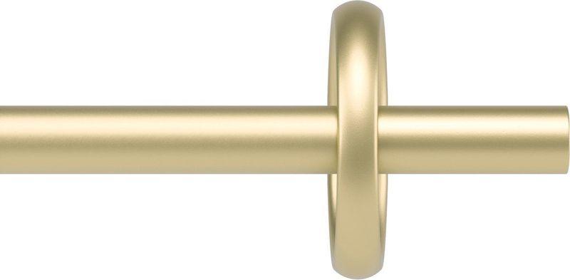 Umbra - Ringlet - Gordijnroede - Goud - 1 inch - Inclusief Eindstukken en Beugels