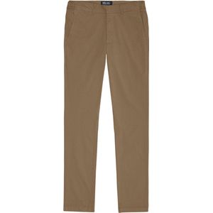 Mr Jac - Broek - Heren - Slim fit - Chino - Garment Dyed - Pima katoen - Khaki - Maat W34 L34