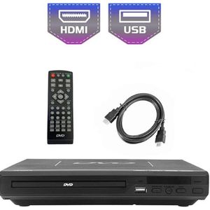 DVD Speler met HDMI - Haarscherpe Beeldkwaliteit - Geschikt voor Moderne TV’s - Compact en Gebruiksvriendelijk Design - Voor Films, Series en Muziek - Betrouwbare Entertainmentoplossing voor Thuis