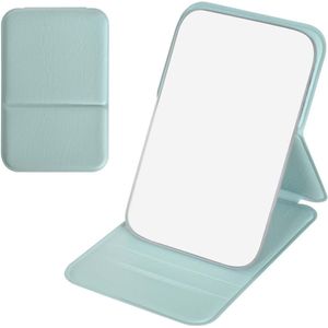 Reisspiegel, opvouwbare spiegel met corticale lade, zakspiegel, make-upspiegel voor kinderen, kleine spiegel, draagbare super HD-spiegel, ultradunne en duurzame spiegel, voor thuis en op reis (groen)