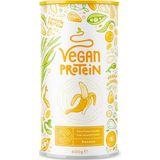 Alpha Foods Vegan Proteine poeder - Eiwitpoeder goed als maaltijdshake of ontbijtshake, Plantaardige Proteine Shake van zonnebloempitten, lijnzaad, amaranth, pompoenzaad, erwten en gekiemde rijst, 600 gram voor 40 shakes of porties, met Banaan smaak