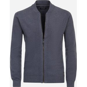 CASA MODA comfort fit vest - blauw - Maat: 3XL