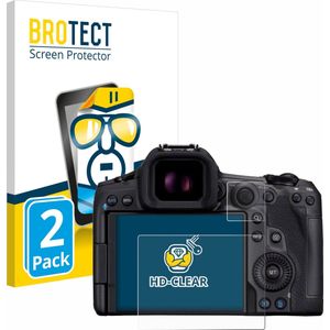 BROTECT - Screenprotector voor Canon EOS R5 Mark II - Folie Beschermfolie transparant (2 Stuks)