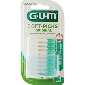 8x GUM Soft-Picks Original Regular 50 stuks