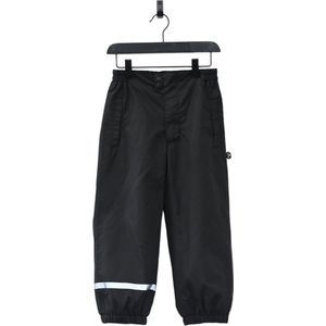 Ducksday - Regenbroek Kind - Waterdicht - Ademend - Regenbroeken Fiets - Reflecterend - Unisex - Zwart - Maat 146/152