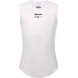 Santini Uci World Champion 2025 Mouwloos Basislaag Wit XS Man