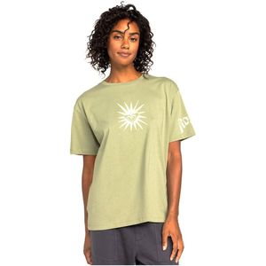Roxy Sandunder Th C T-shirt Met Korte Mouwen Groen S Vrouw