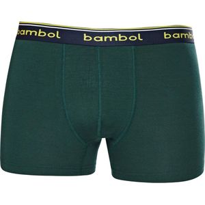 3PACK Bambol Boxers - Boxershort Heren Medium - Groen - bamboe boxershorts voor mannen 3 stuks