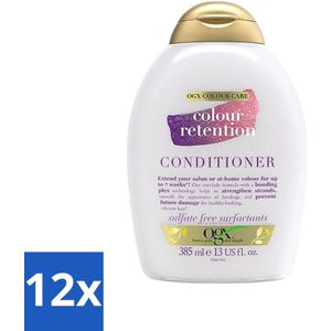 OGX - Colour Retention - Conditioner - Voor Gekleurd Haar - 385 ml - Voordeelverpakking - 12 stuks