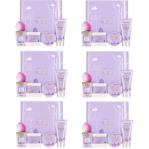 6x Leuke Kerstpakket voor Vrouwen Orchid Sensation - Bundel Voordeelset - Verwenpakket Lichaam - Cadeauset - Geschenkset Dames Feestpakket