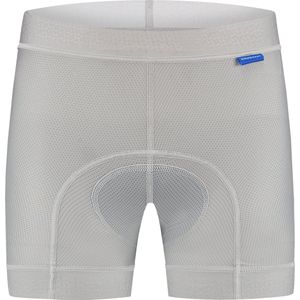 bikeboxer heren e-bike fietsonderbroek met zeem Silver Grey - S