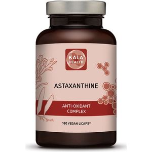 Astaxanthine - 180 Capsules - Premium Astaxanthine (AstaReal®) | Krachtige Antioxidant Formule - Weerstand - Kala Health