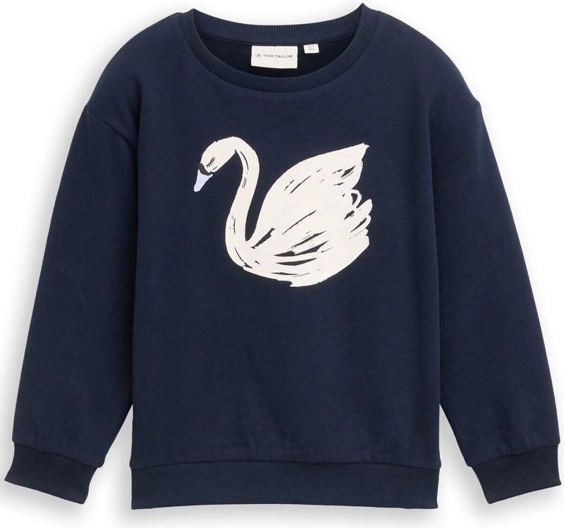 Tom Tailor Oversized sweatshirt met glitterprint