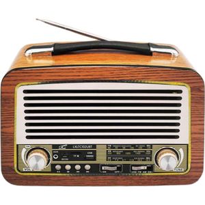 LTC - Draagbare radio | Telescopische antenne | Bluetooth FM/AM/SW, Olza Retro