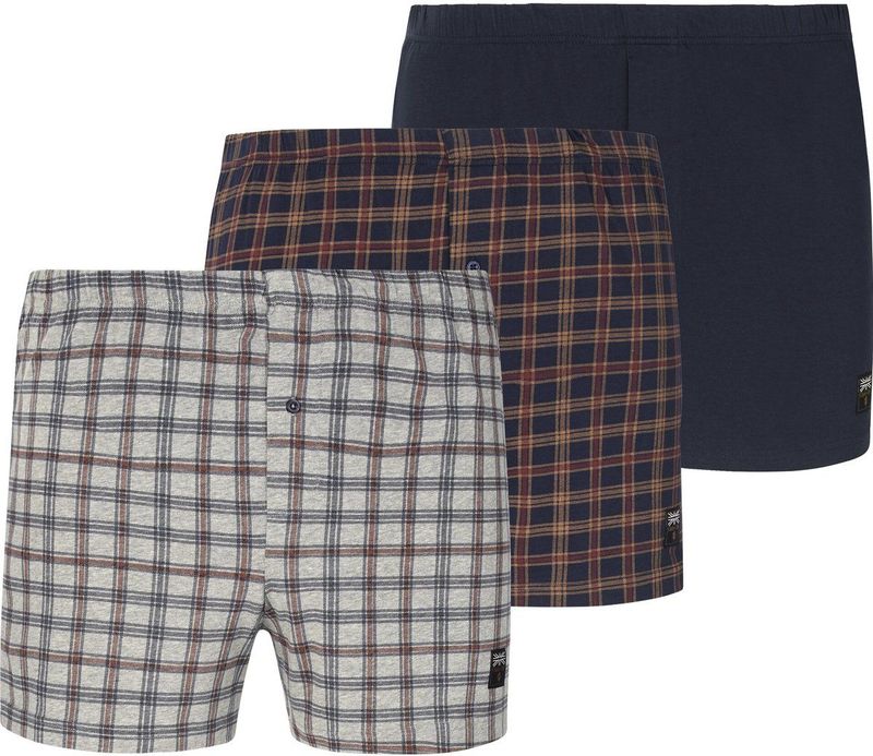 LORD KERRIS - Boxershorts - Donkerblauw - 3-pack - Patroon