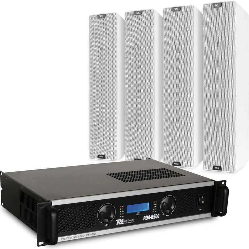 Power Dynamics - PDCS403 - Passieve Speakerset - Wit - 500W