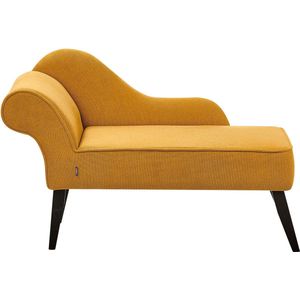 BIARRITZ - Chaise longue - Mosterdgeel - Linkerzijde - Polyester