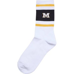 Urban Classics - College Team Socks californiayellow/black/white Sokken - 47/50 - Wit/Multicolours