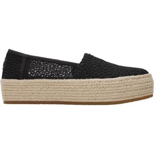 Toms Valencia Platform Espadrille Black Kant