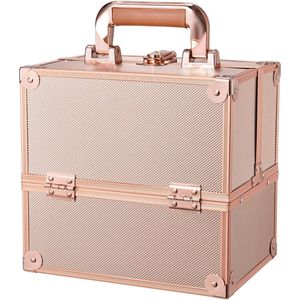 Lexium Kapperskoffer - Visagiekoffer - Make up koffer - Make up trolley - Kappers koffer - Beautycase - Cosmetica koffer - Kapperstas